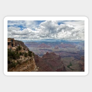 The Grand Canyon And Lookout Studio Sticker